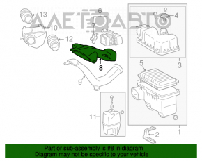 Воздуховод Toyota Sienna 04-10