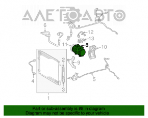 Compresorul de aer condiționat pentru Toyota Sienna 3.5 04-10