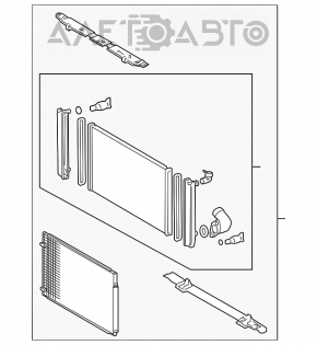 Radiator de răcire apă Toyota Sienna 04-10