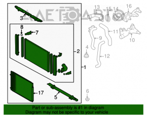 Radiator de răcire apă Toyota Sienna 04-10