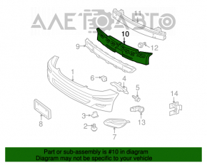 Absorbantul de bara fata pentru Toyota Sienna 04-10