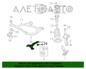 Maneta inferioară față stânga Toyota Sienna 04-10