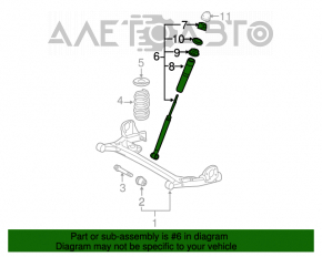 Amortizor spate stânga Toyota Sienna 04-10