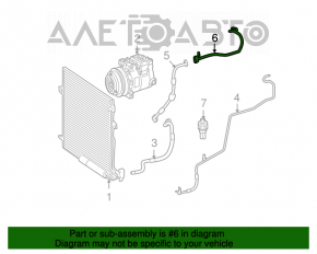 Compresorul de aer condiționat al încălzitorului pentru a doua conductă Mercedes W164 ML X164 GL