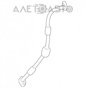 Трубка кондиционера компрессор-печка первая Mercedes W164 ML X164 GL