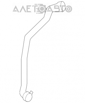 Патрубок охлаждения верхний Mercedes W164 ML350