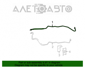 Teava radiatorului transmisiei automate dreapta Mercedes W164 ML 350