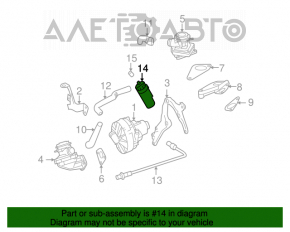 Canistra cu absorbant de cărbune Mercedes X164 GL W164 ML W251 R benzină