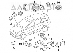 Спутниковое радио satellite radio Mercedes W164 ML