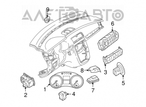 Controlul climatizării pentru Mercedes W164 ML X164 GL W251 R