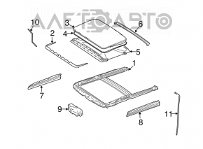 Люк в сборе Mercedes X164 GL