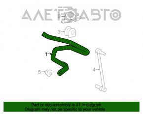 Stabilizatorul frontal Toyota Prius 30 10-15 25,5 mm