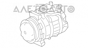 Компрессор кондиционера Mercedes W211 E550