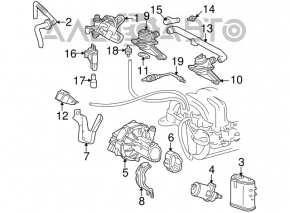 Senzor MAP Mercedes W211 E550