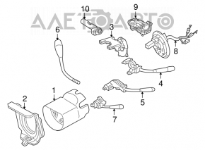 Senzor unghi de virare Mercedes W211 rwd nou original OEM