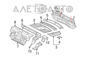 Panoul din spate al Mercedes W211