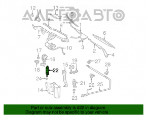 Motorul spălătorului de faruri Mercedes W211