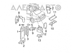 Блок управления SAM багажник Mercedes W211