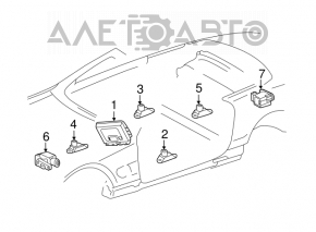 Senzor de suspensie pneumatică față dreapta Mercedes X164 GL W164 ML W251 R