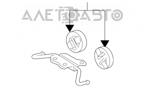 Крепление банки левое Lexus GS300 GS350 GS430 GS450h 06-11