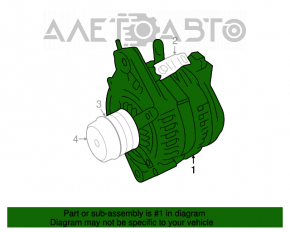 Generatorul Lexus GS300 GS350 06-11