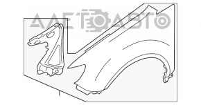 Aripa față stânga Subaru B10 Tribeca argintie