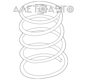 Arcul de suspensie din față dreapta Mazda CX-7 06-09