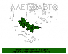 Bara spate Mazda CX-7 06-09 ruginită.