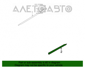 Capac usa inferioara spate stanga Nissan Murano z50 03-08, material zgariat, uzura.