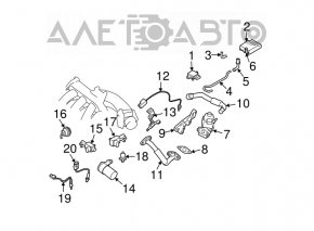 Sonda lambda fata prima Nissan Murano z50 03-08 noua originala OEM