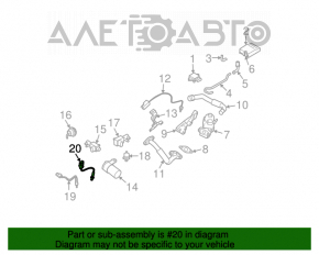 Sonda lambda spate primul Nissan Murano z50 03-08