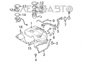 Pompă de combustibil, pompă de benzină Nissan Murano z50 03-08