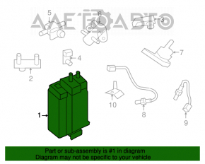 Canistra cu absorbant de carbon Nissan Murano z50 03-08