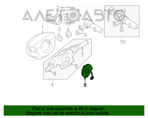 Senzorul unghiului de virare a volanului Nissan Murano z50 03-08