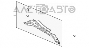 Placa de protecție metalică pentru ștergătoare Nissan Murano Z50 03-08