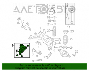 Capac spate stânga Nissan Murano z50 03-08 AWD