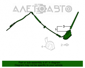 Antena Nissan Murano z50 03-08