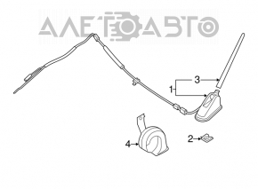 Antena Nissan Murano z50 03-08