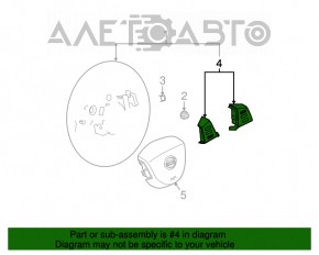 Butonul de control de pe volanul Nissan Murano z50 03-08