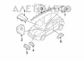 Senzor airbag usa stanga Infiniti FX35 FX45 03-08