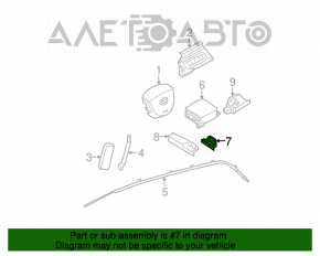 Senzor airbag dreapta față Nissan Murano z50 03-08