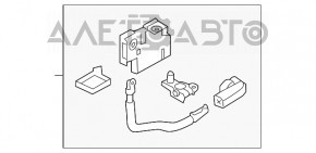 Bateria + borna pozitivă a demarorului Nissan Leaf 13-17 s-a oxidat