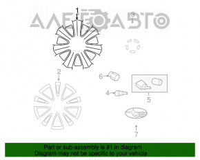 Roată de 18 inch x 8J ET55 5*114.3 Subaru B10 Tribeca