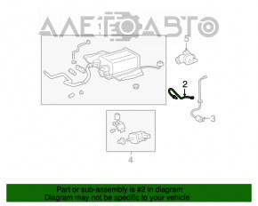 Sonda lambda stânga pentru primul Lexus LS460 07-12 rwd