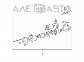 Starter Lexus LS460 07-12 nou original OEM