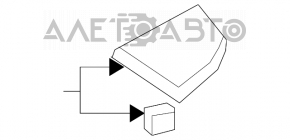 Решетка динамика правая Lexus LS460 LS600h 07-12 черн