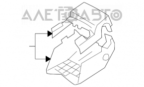 Обрамление рулевой колонки Lexus LS460 LS600h 07-12 черн