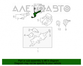 Comutatorul de sub volan din dreapta pentru Lexus LS460 LS600h 07-12