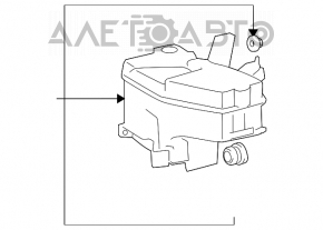 Бачок омывателя Lexus LS460 LS600h 07-12 без горловины и датчика, без омывателя фар