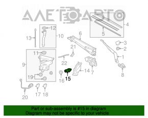 Senzorul de nivel al lichidului din rezervorul de spălare al parbrizului Toyota Highlander 20-